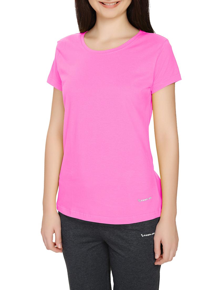 pink solid tshirt - 12944376 - Zoom Image - 0