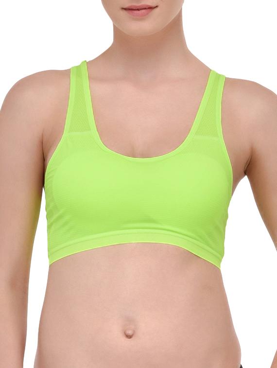 green nylon bra - 12944518 -  Zoom Image - 0