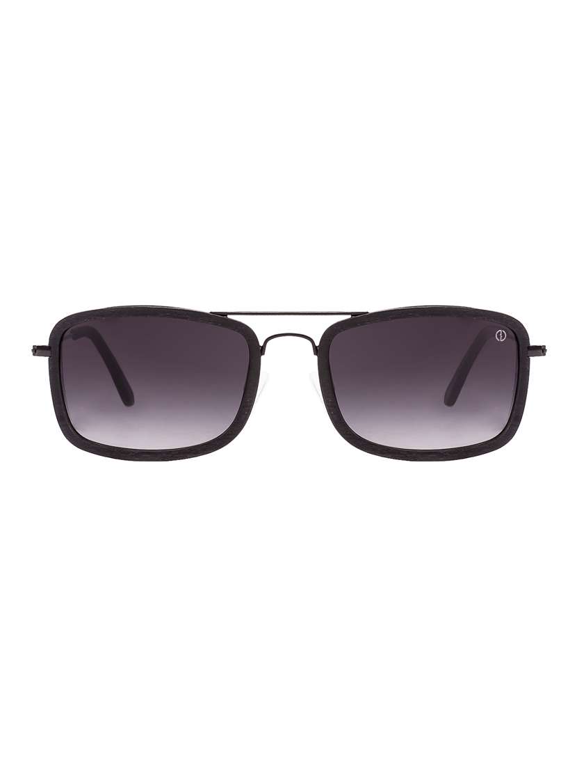 uv protected grey rectangle  sunglasses
