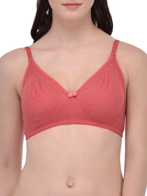 orange cotton tshirt bra - 12948665 - Standard Image - 0
