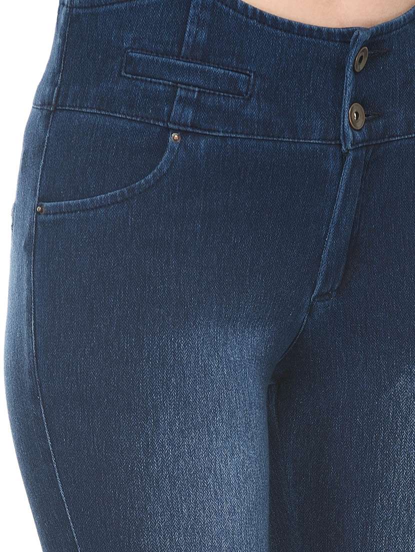 navy blue cotton jeans - 12954082 -  Standard Image - 3