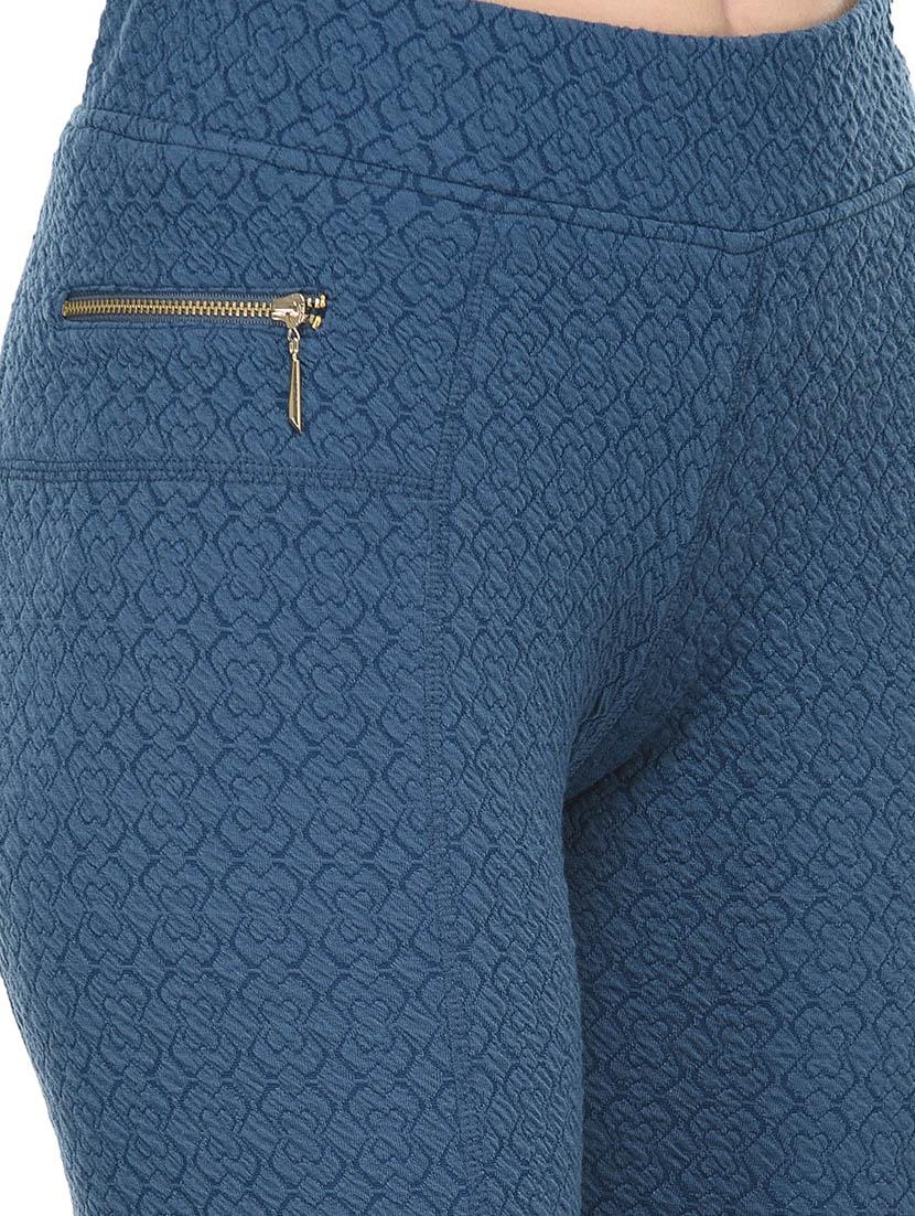 blue cotton jeggings - 12954102 - Standard Image - 3