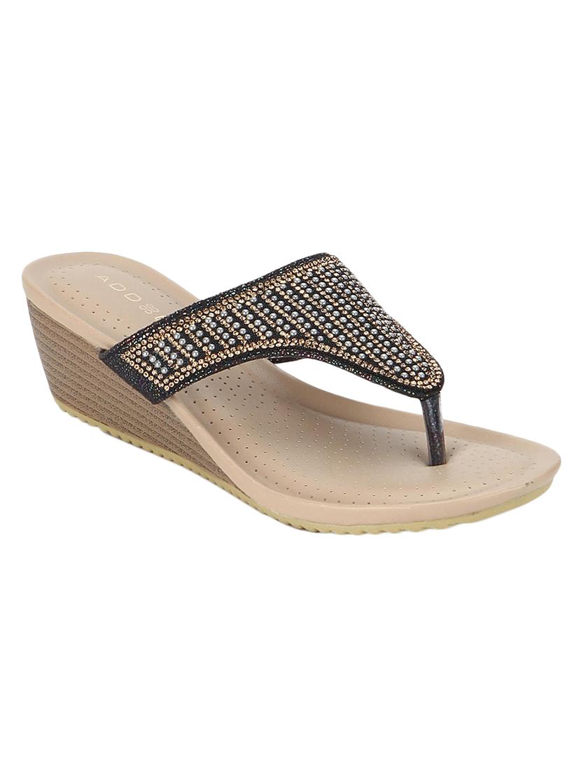 addons pearls crystals embellished comfort wedges - 12960536 - Zoom Image - 0