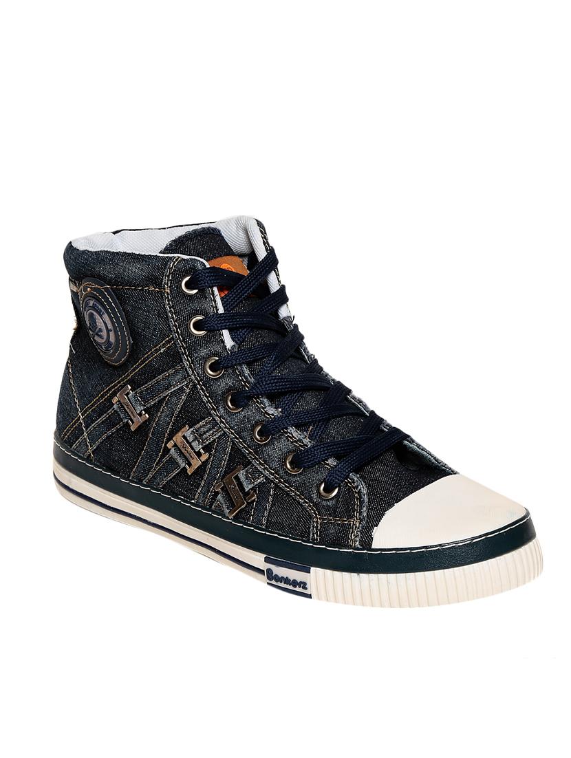 black denim lace up sneaker - 12969732 - Zoom Image - 0
