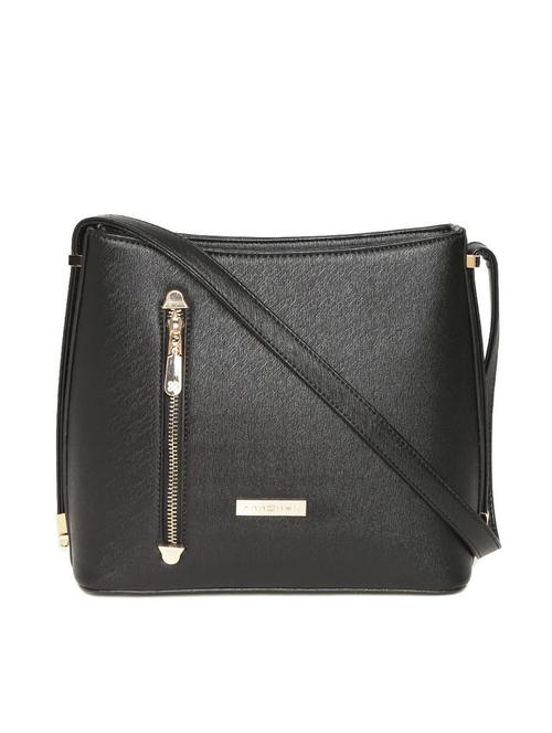 black leatherette sling bag - 12973596 -  Standard Image - 0