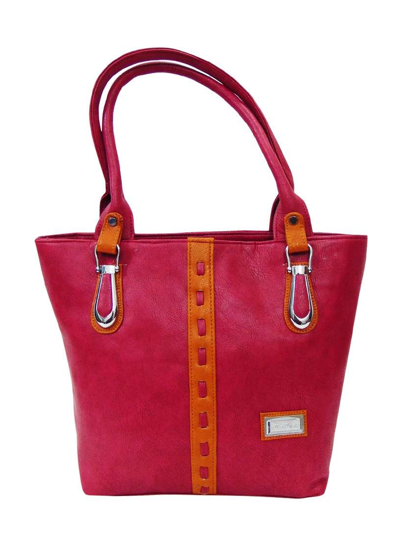 pink leatherette handbag - 12979443 - Zoom Image - 0