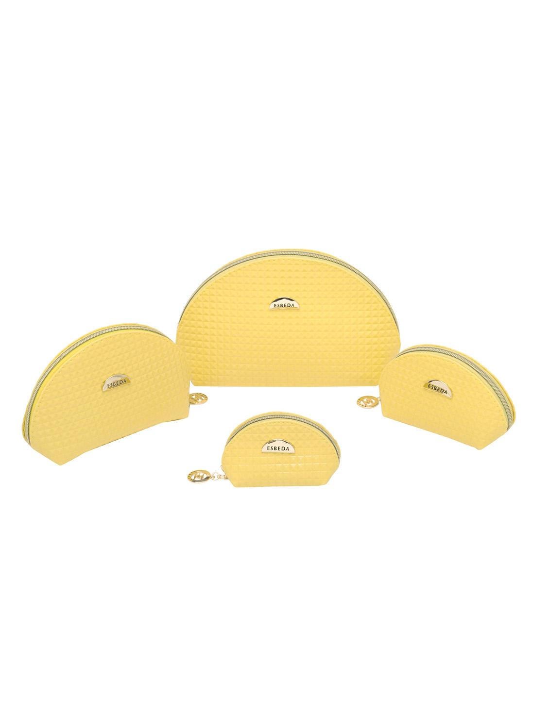 yellow synthetic leather clutch - 12979966 - Zoom Image - 0