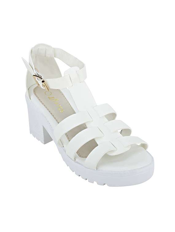 white ankle strap sandal - 12982748 -  Zoom Image - 0