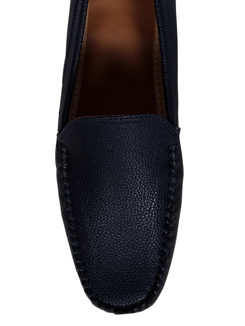 black leatherette slip on loafer - 12988699 - Standard Image - 3