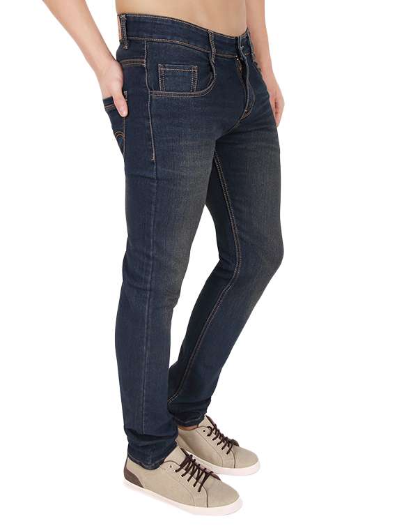 Blue Light Washed Denim Jeans 