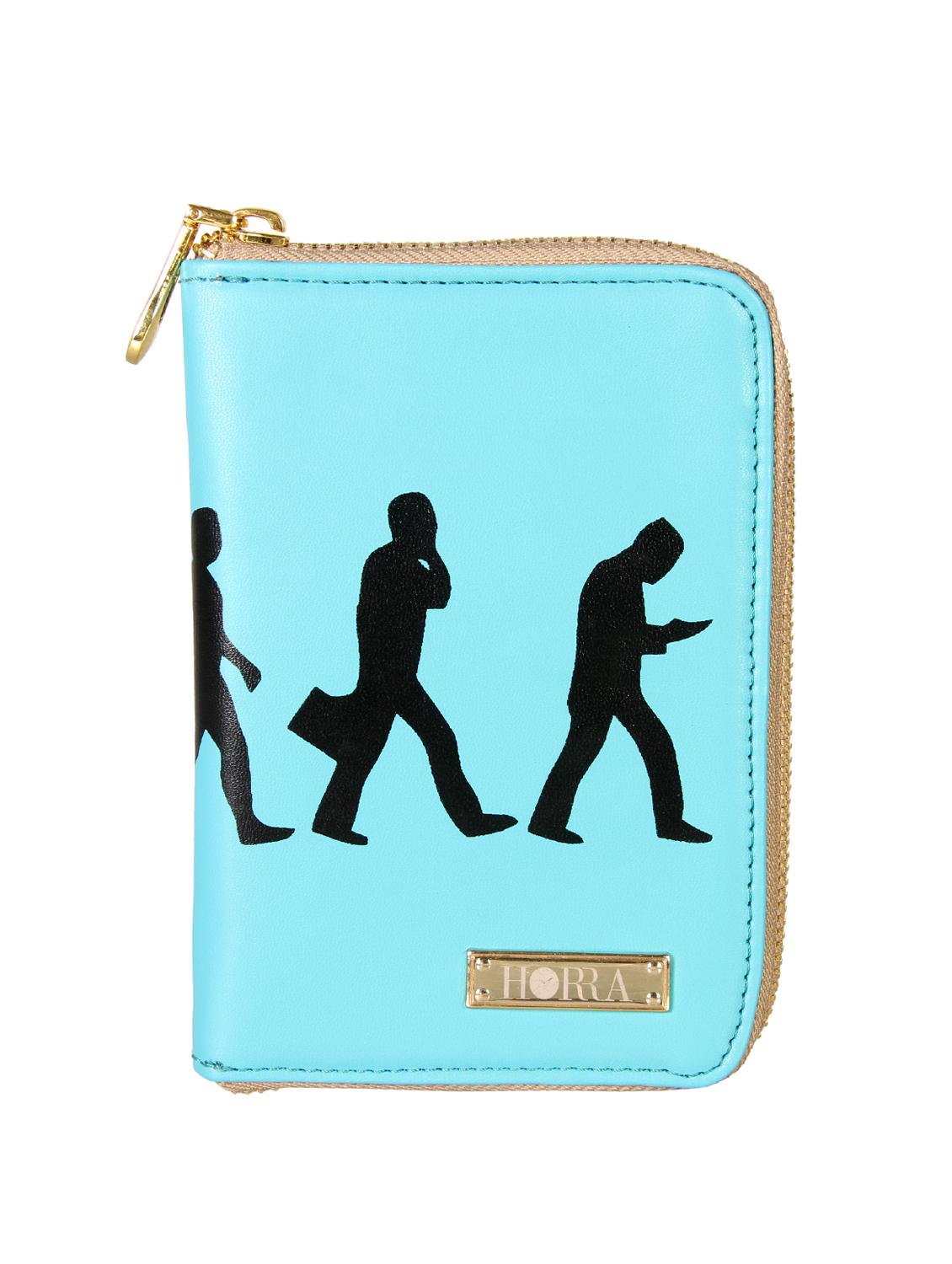 blue leatherette wallet - 12996863 -  Zoom Image - 0