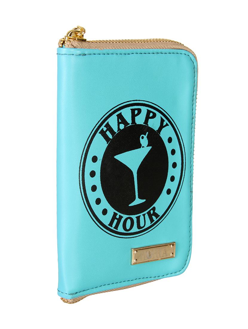 blue leatherette wallet - 12996867 - Standard Image - 3