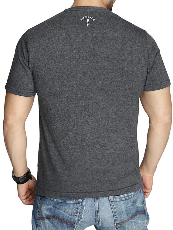 grey cotton printed t-shirt - 13004322 - Standard Image - 3