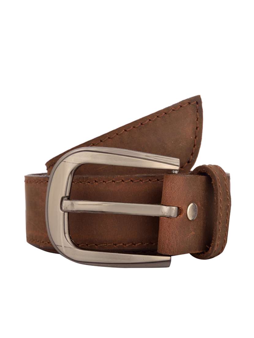 brown leather belt - 13025546 - Zoom Image - 0
