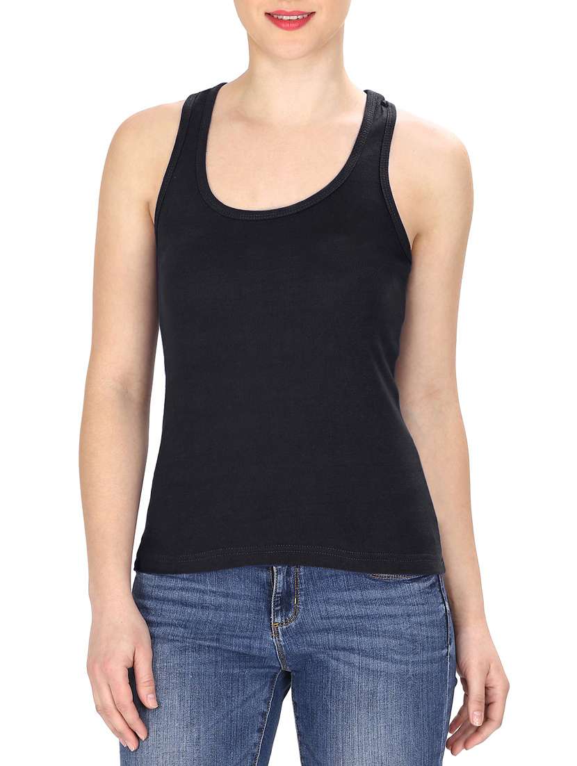 women's tank top scoop neck top