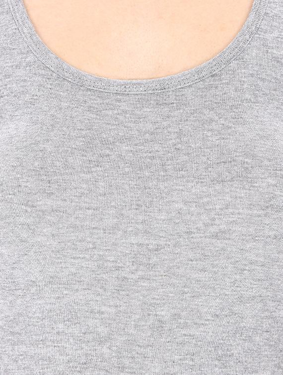 grey racer back tee - 13025669 - Standard Image - 3