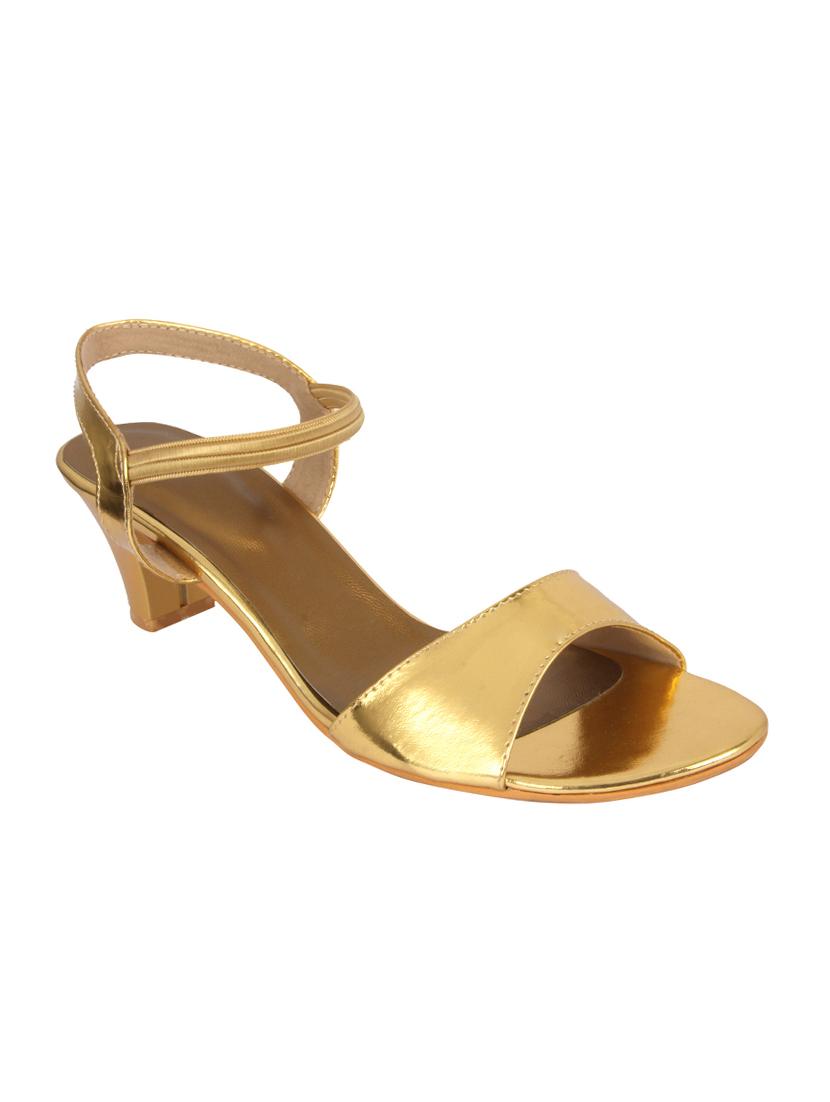 gold back strap sandal - 13027181 -  Zoom Image - 0