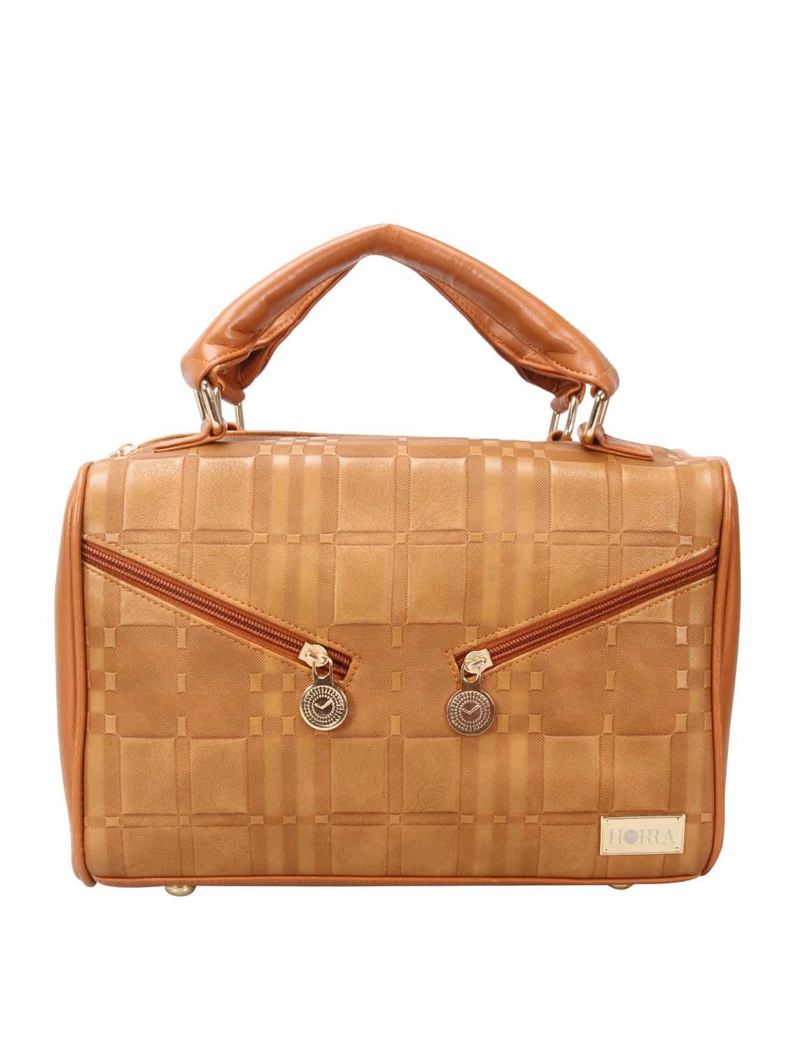 brown leatherette handbag - 13027848 - Zoom Image - 0