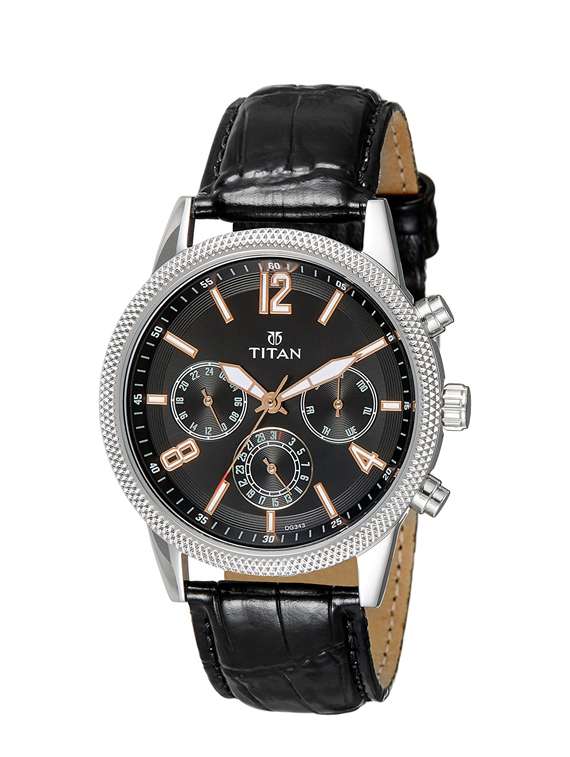 titan neo chronograph black dial men's watch-1734sl02