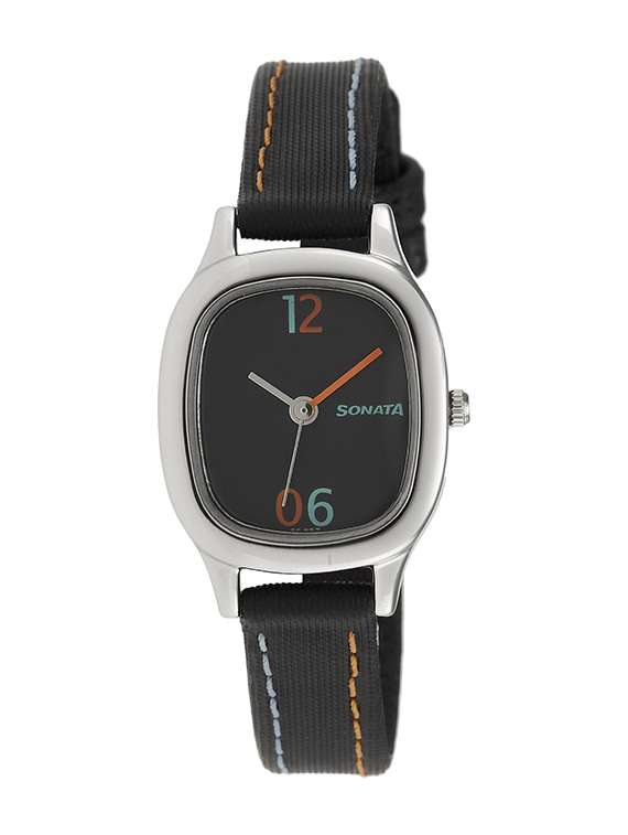 sonata analog blue dial women's watch - nf8060sl03