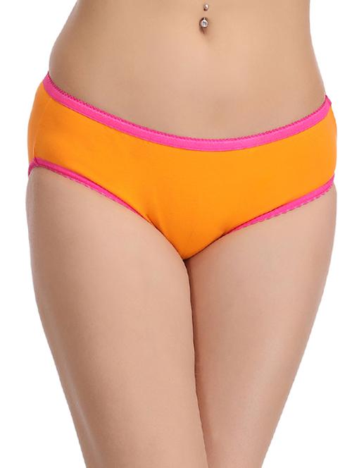 orange cotton bikini panty - 13039255 - Standard Image - 0