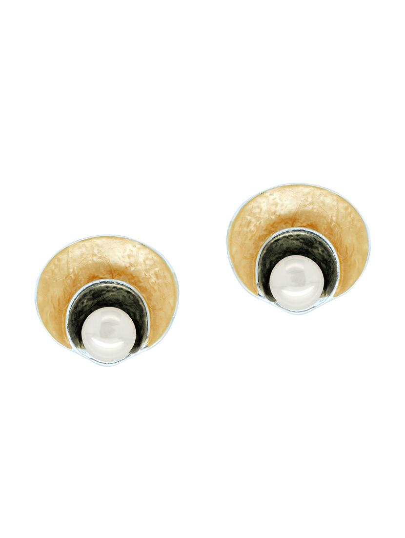 silver metal studs earrings - 13042349 - Zoom Image - 0
