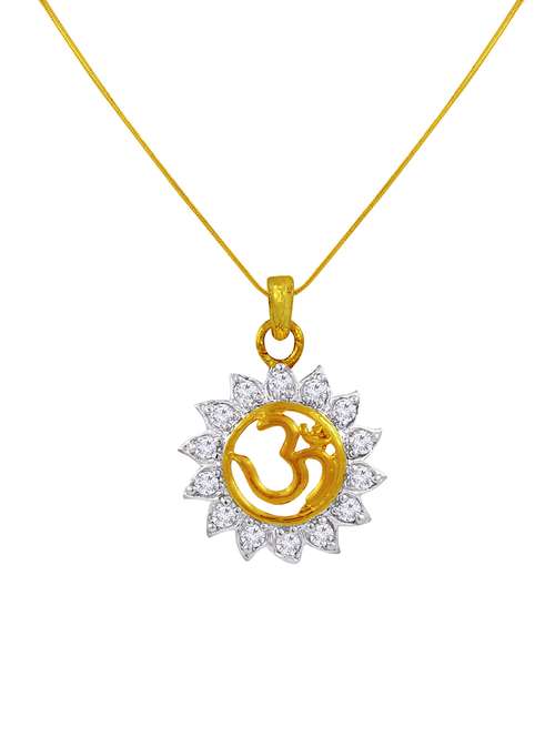 gold brass pendant - 13047279 - Standard Image - 0