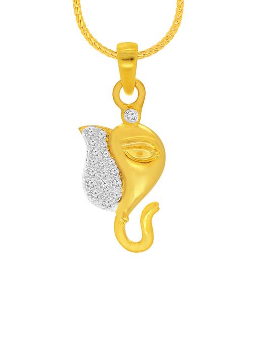 gold brass pendant - 13047302 - Standard Image - 0
