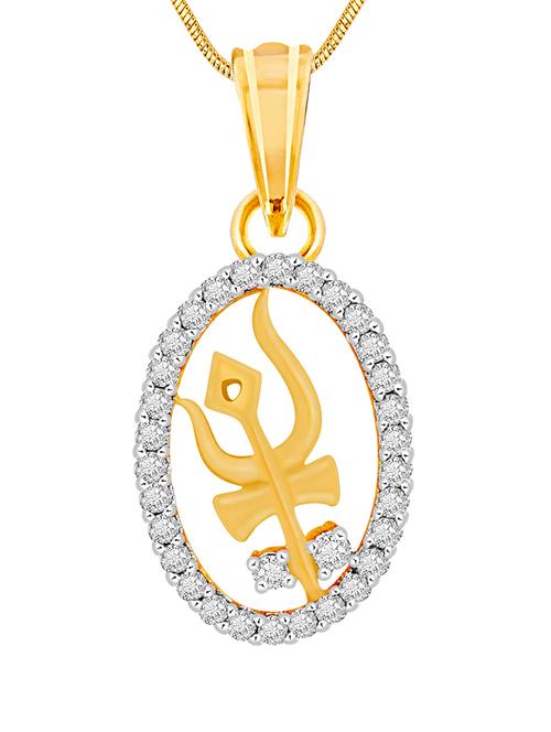 gold brass pendant - 13047315 - Standard Image - 0
