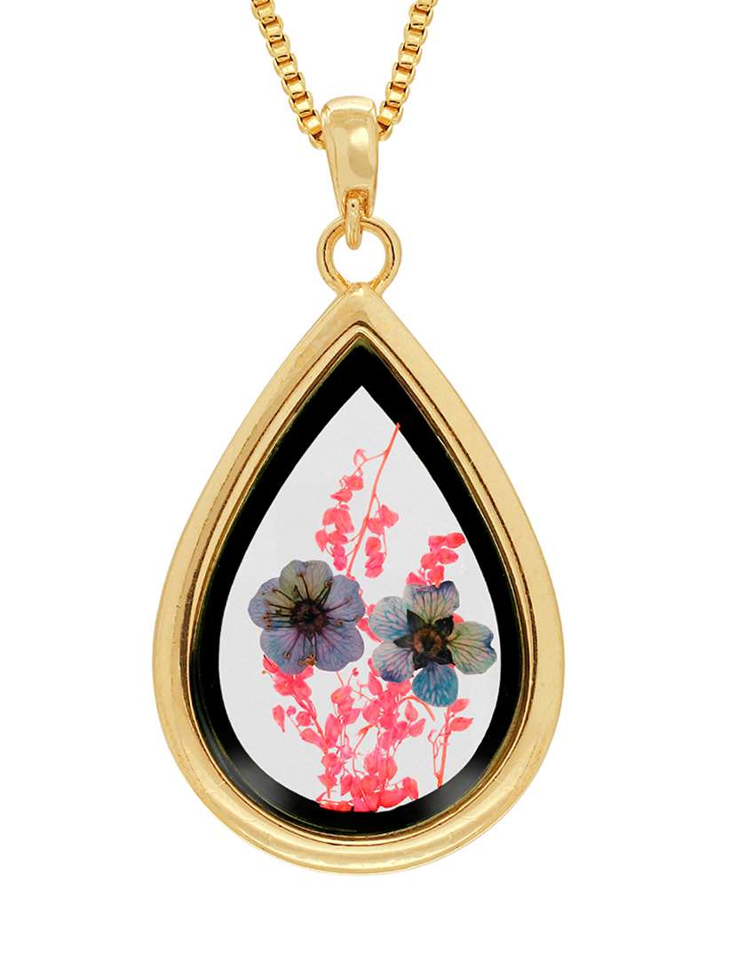 multi colored metal pendant