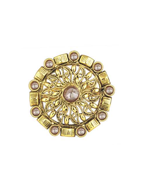 gold metal ring - 13048536 -  Standard Image - 0