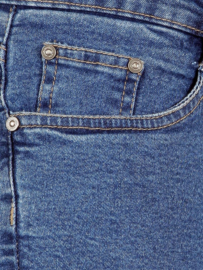 mid rise no washed denim jeans - 13055970 - Standard Image - 3
