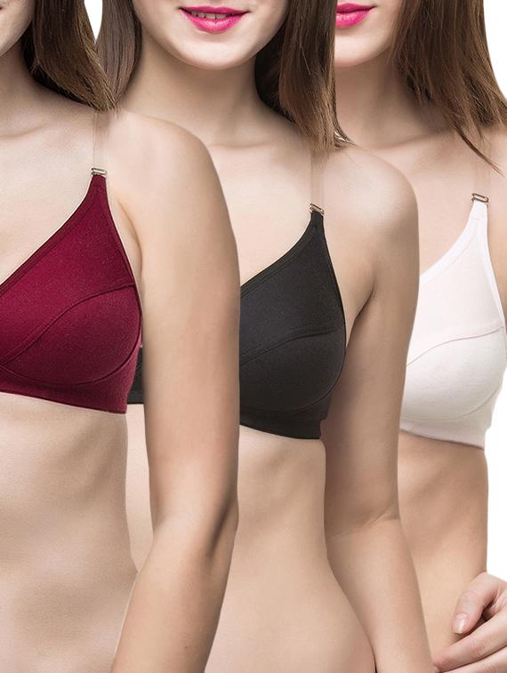 set of 3 detachable strap bra - 13059516 - Zoom Image - 0