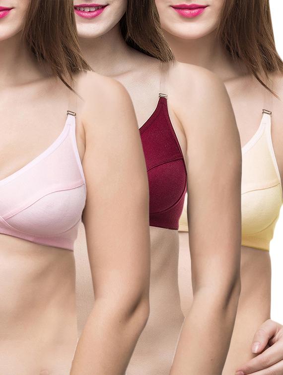 set of 3 detachable strap bra  - 13059536 -  Zoom Image - 0