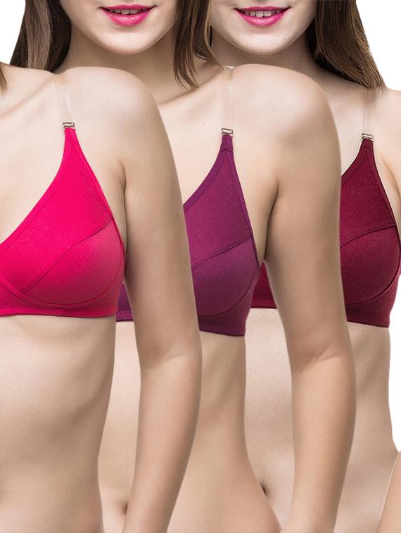 set of 3 detachable strap bra - 13059572 - Zoom Image - 0