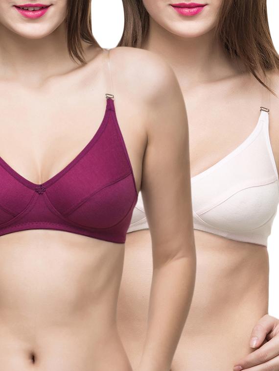 set of 2 detachable strap bra  - 13059583 -  Zoom Image - 0