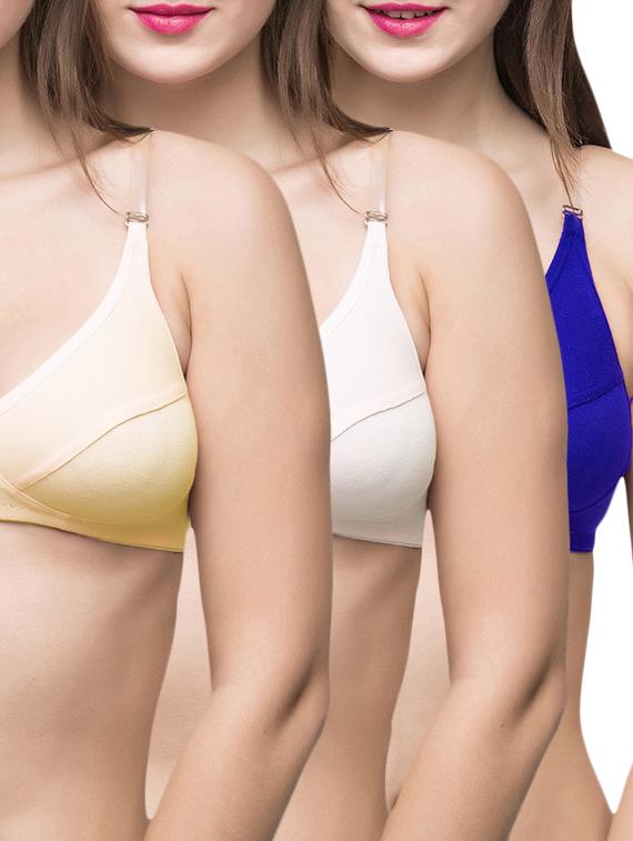set of 3 detachable strap bra - 13059641 - Zoom Image - 0
