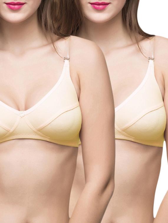 floral patch detachable strap bra - 13059652 - Zoom Image - 0