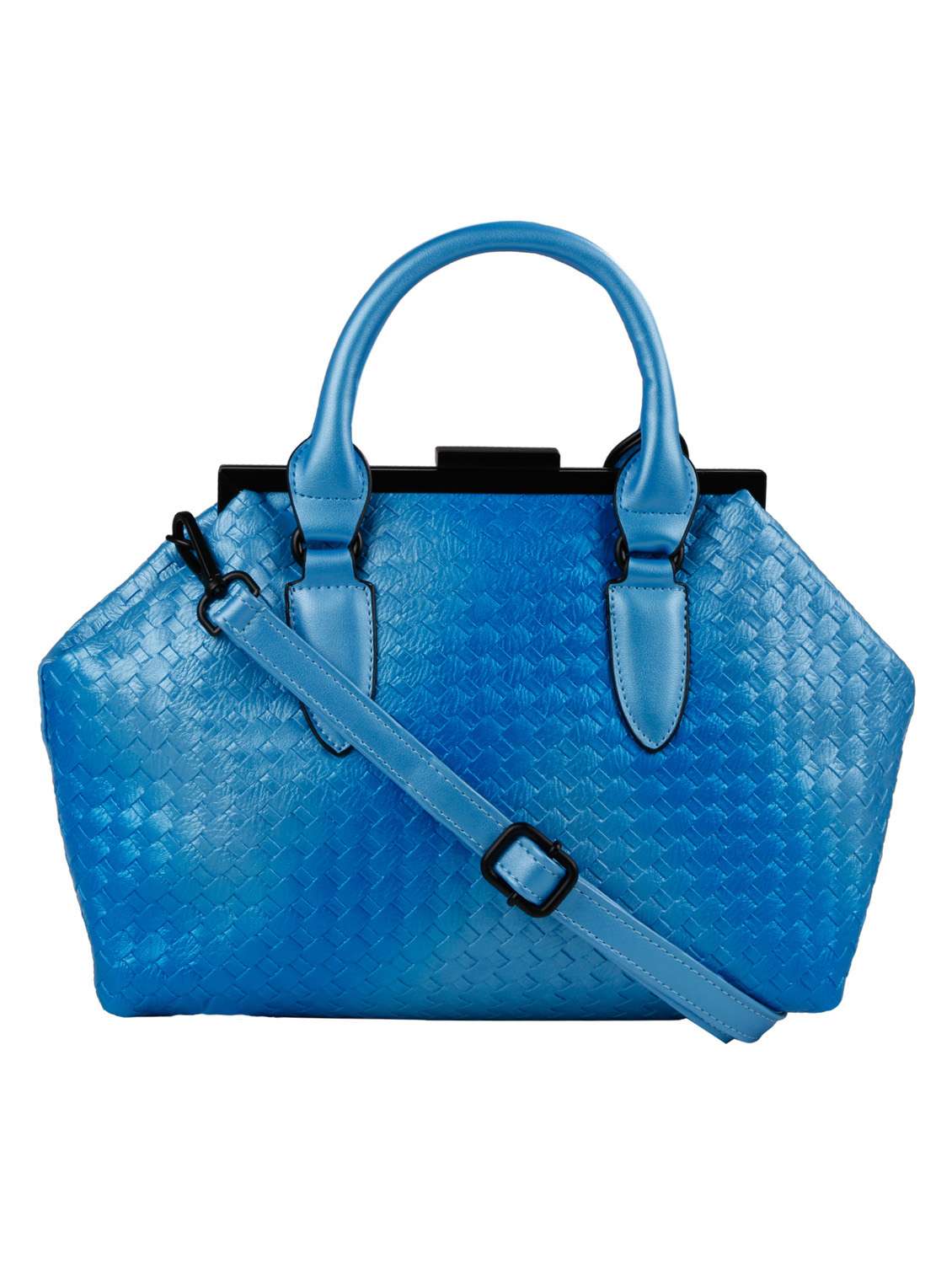 blue leatherette handbag - 13064538 - Zoom Image - 0