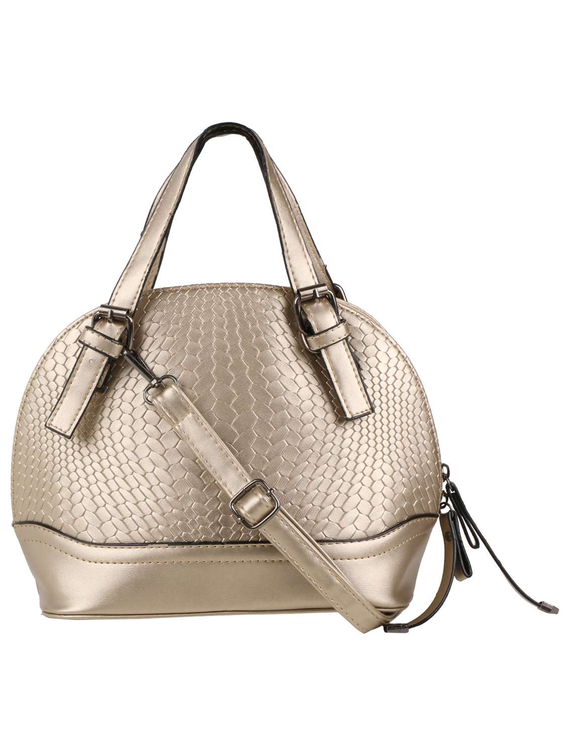 gold leatherette sling bag - 13064549 - Zoom Image - 0