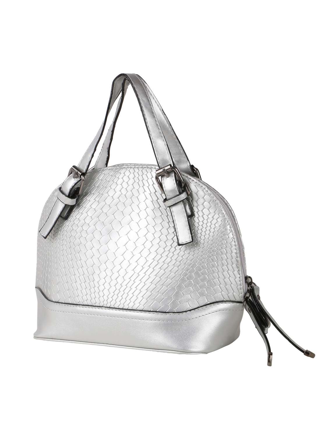 silver leatherette sling bag - 13064551 - Standard Image - 3