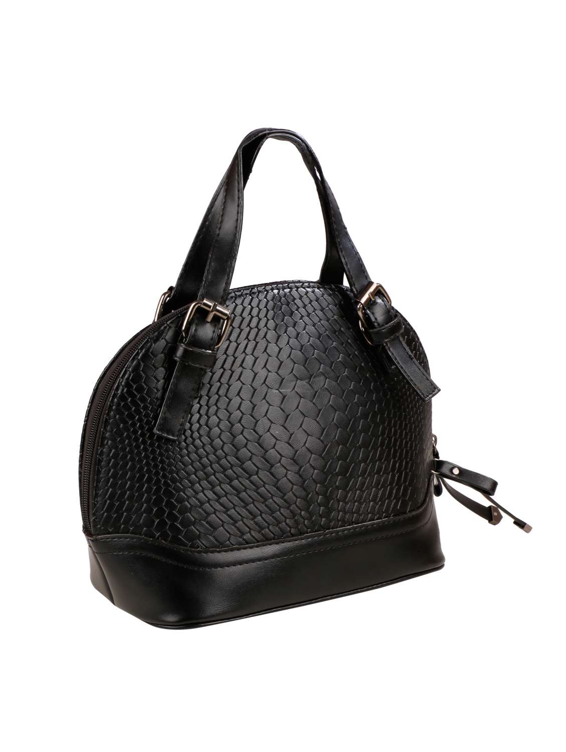 black leatherette sling bag - 13064552 -  Standard Image - 3