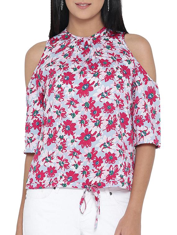 women's a line round neck top - 13069302 - Zoom Image - 0
