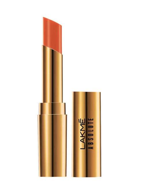 lakme absolute argan oil lip color - dewy orange - 13074422 -  Standard Image - 0