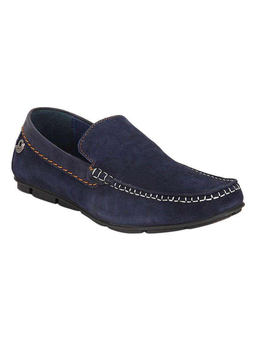 Loafers Men Lee Cooper Loafers Blue Buy Online Navy Leather Slip