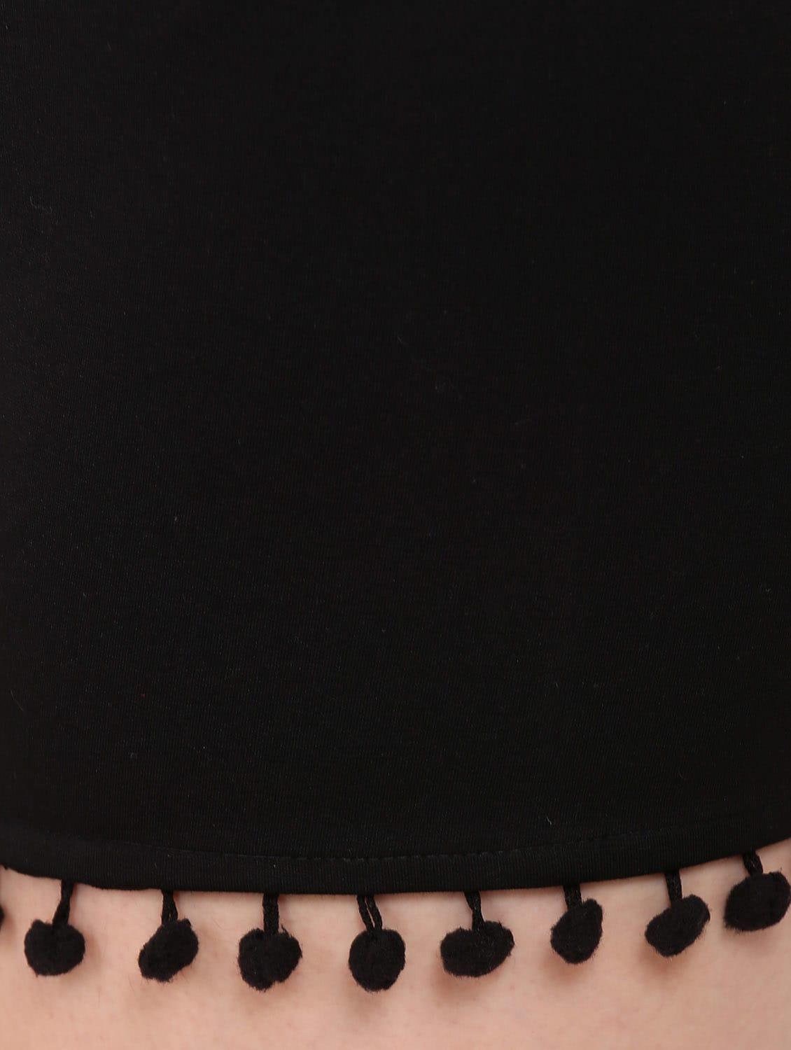solid black short - 13087358 - Standard Image - 3