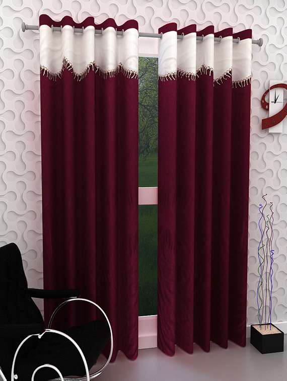 tanishka fabs curtain set of 2