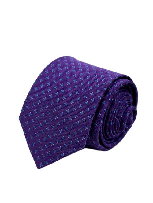 purple micro fiber tie - 13092417 - Standard Image - 0