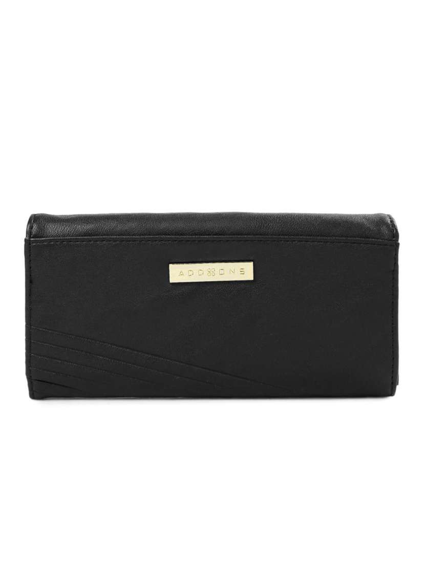 black leatherette wallet - 13093390 -  Zoom Image - 0