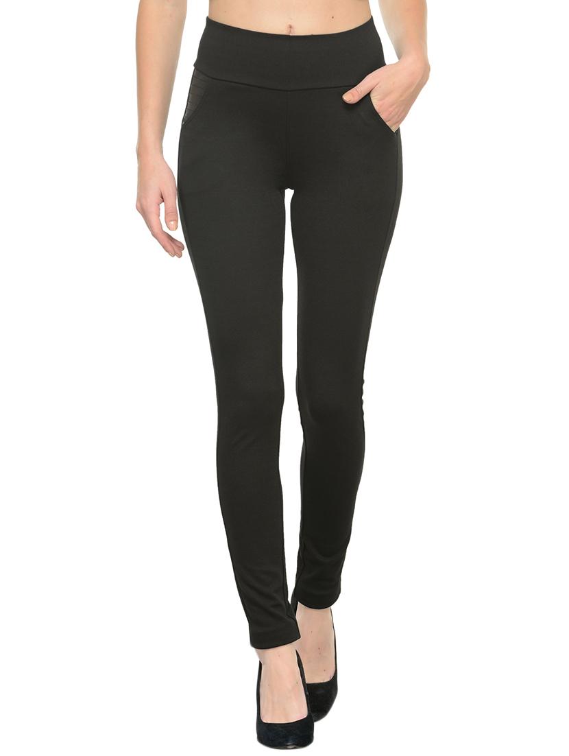 black cotton jeggings - 13096892 - Zoom Image - 0